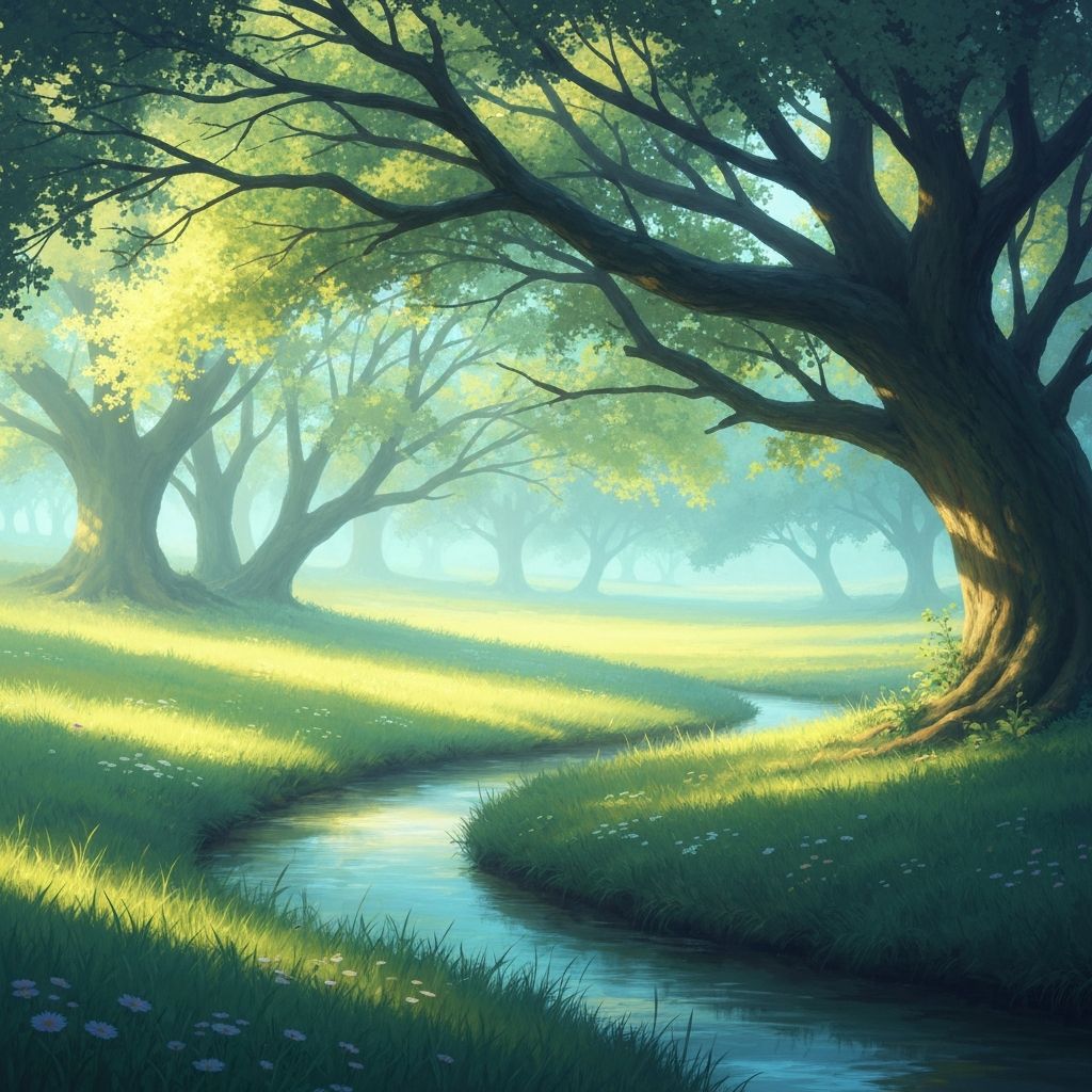 Ruhige Naturlandschaft